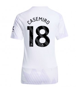 Günstige Manchester United Casemiro #18 Auswärtstrikot Damen 2025-26 Kurzarm